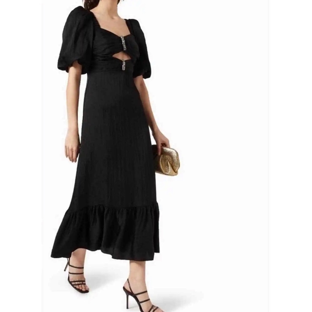 Sandro Falbala Embellished Cutout Dress NWT - Picture 7 of 12